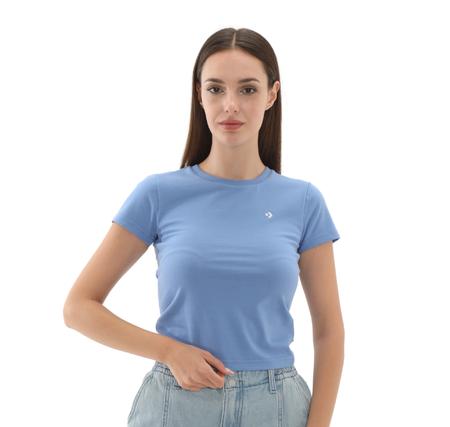 Converse Cropped T-Shırt T-Shirt İndigo