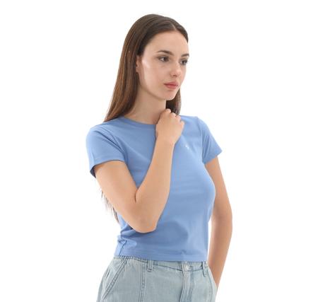 Converse Cropped T-Shırt T-Shirt İndigo
