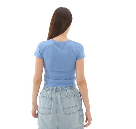 Converse Cropped T-Shırt T-Shirt İndigo