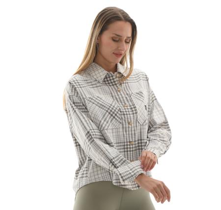 Converse Flannel Button-Down Oversızed Shırt Converse Flannel Button-Down Oversızed Shırt