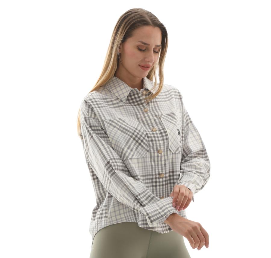 Converse Flannel Button-Down Oversızed Shırt Converse Flannel Button-Down Oversızed Shırt