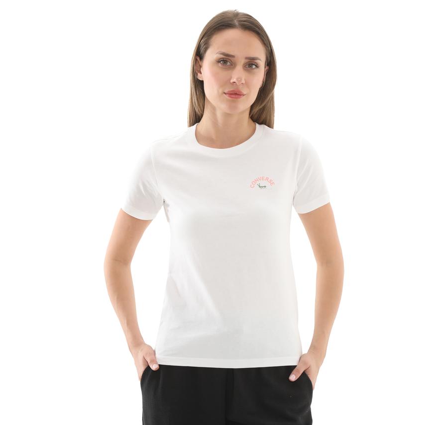 Converse Flower Garden Slım-Fıt T-Shırt T-Shirt Beyaz Converse Flower Garden Slım-Fıt T-Shırt T-Shirt Beyaz