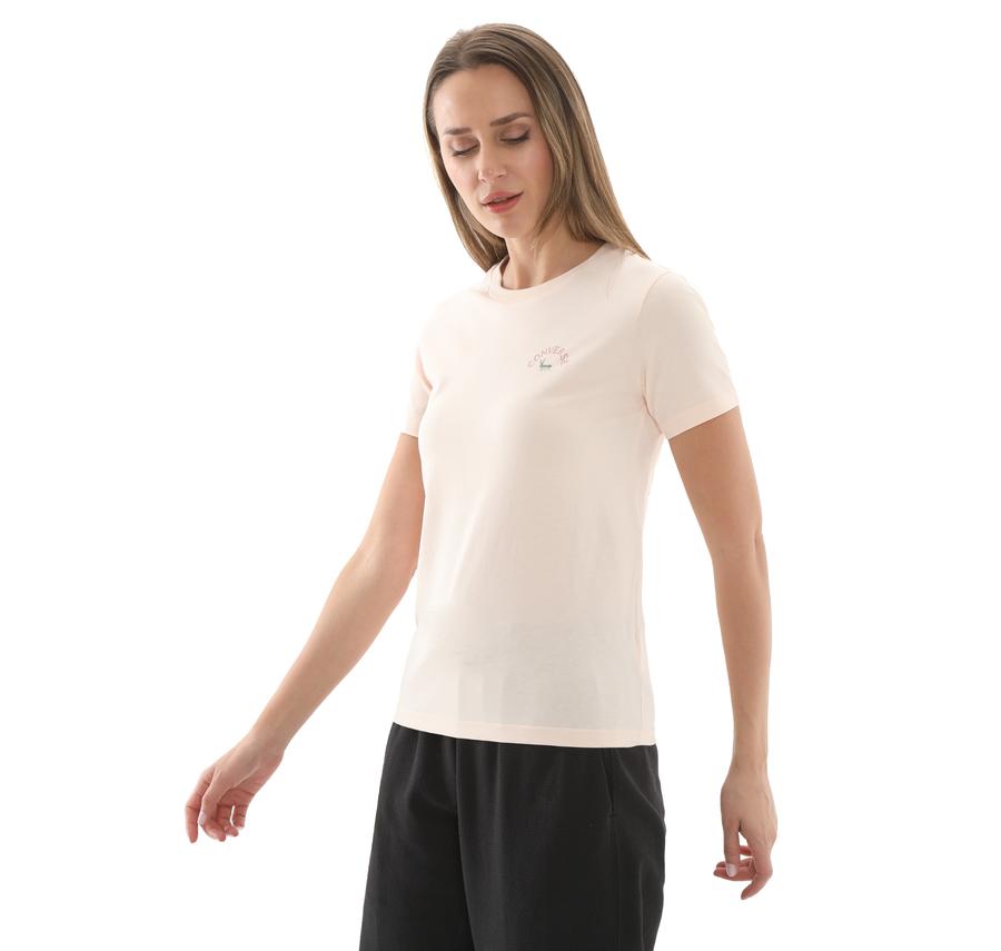 Converse Flower Garden Slım-Fıt T-Shırt T-Shirt Krem Converse Flower Garden Slım-Fıt T-Shırt T-Shirt Krem