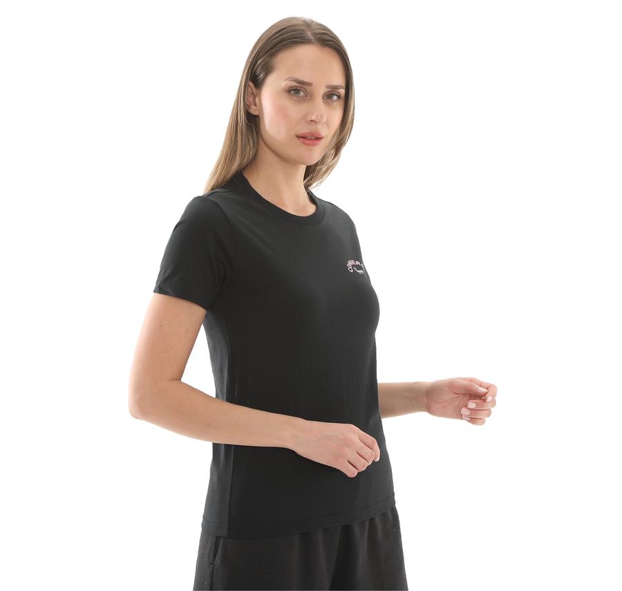 Converse Flower Garden Slım-Fıt T-Shırt T-Shirt Siyah Converse Flower Garden Slım-Fıt T-Shırt T-Shirt Siyah