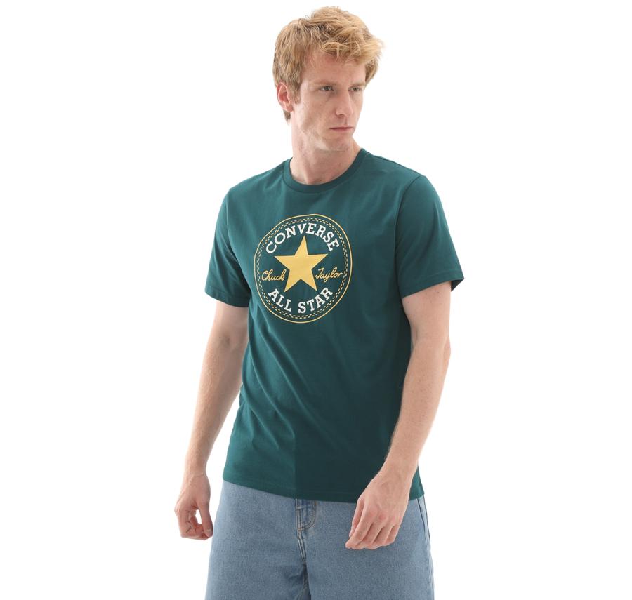Converse Go-To All Star Patch Standard-Fıt T-Shırt T-Shirt Yeşil Converse Go-To All Star Patch Standard-Fıt T-Shırt T-Shirt Yeşil
