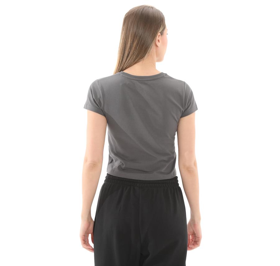 Converse Love Letter T-Shırt Kadın T-Shirt Gri Converse Love Letter T-Shırt Kadın T-Shirt Gri