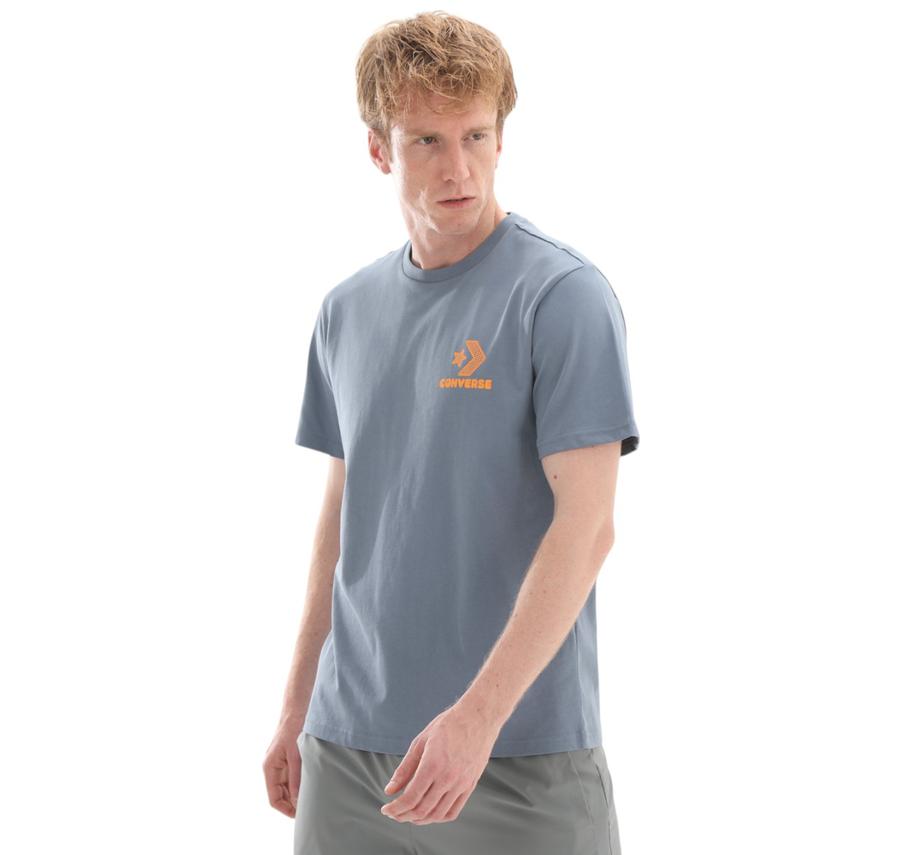 Converse Nature Center T-Shırt T-Shirt İndigo Converse Nature Center T-Shırt T-Shirt İndigo