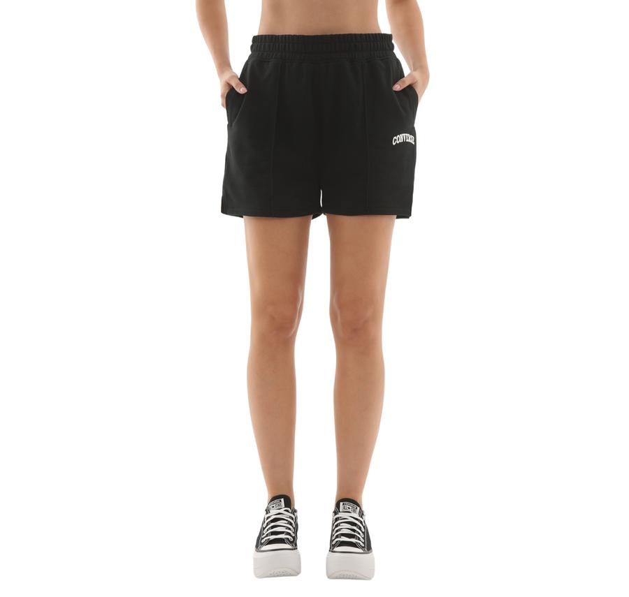 Converse Retro Shorts Kadın Şort Ve Kapri Siyah Converse Retro Shorts Kadın Şort Ve Kapri Siyah