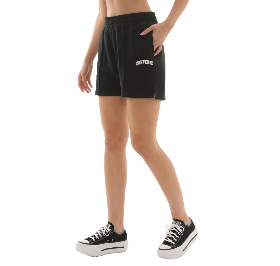 Converse Retro Shorts Kadın Şort Ve Kapri Siyah Converse Retro Shorts Kadın Şort Ve Kapri Siyah