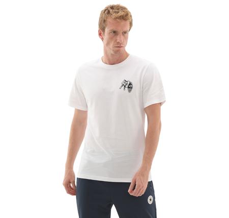 Converse Skeleton Party T-Shırt T-Shirt Beyaz