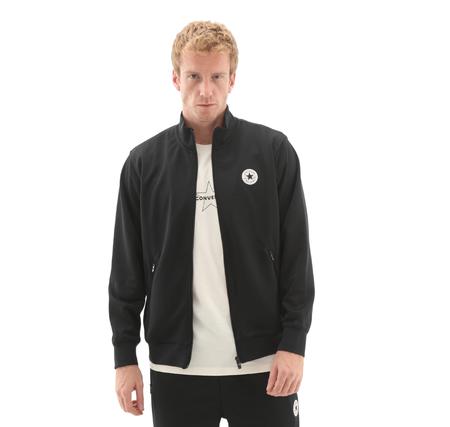 Converse Standard Fıt Retro Chuck Track Jacket Siyah Converse Standard Fıt Retro Chuck Track Jacket Siyah