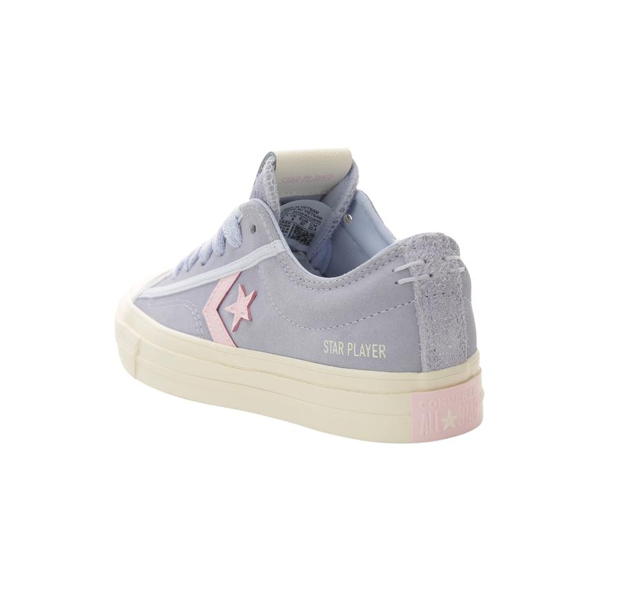 Converse Star Player 76 Colorful Suede Kadın Spor Ayakkabı Mavi Converse Star Player 76 Colorful Suede Kadın Spor Ayakkabı Mavi