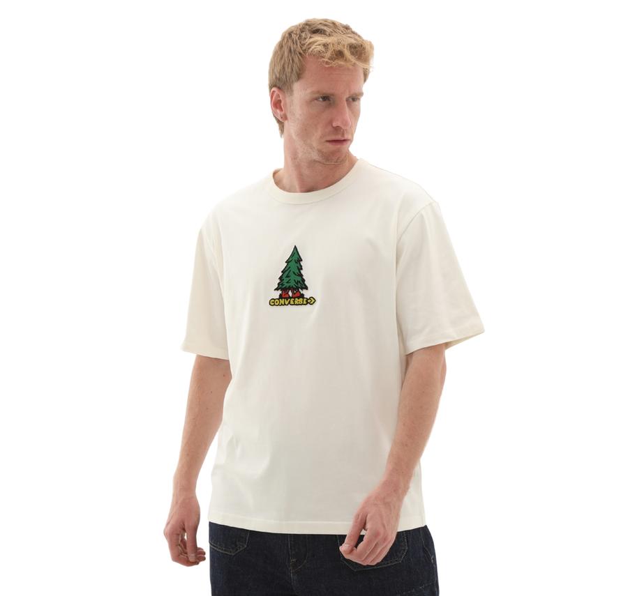 Converse Take A Walk Tee T-Shirt Beyaz Converse Take A Walk Tee T-Shirt Beyaz