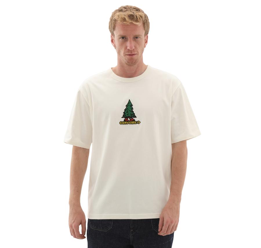 Converse Take A Walk Tee T-Shirt Beyaz Converse Take A Walk Tee T-Shirt Beyaz