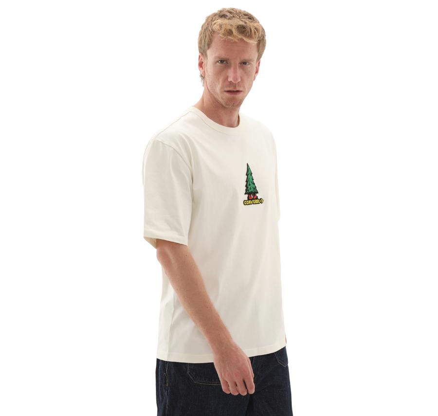 Converse Take A Walk Tee T-Shirt Beyaz Converse Take A Walk Tee T-Shirt Beyaz