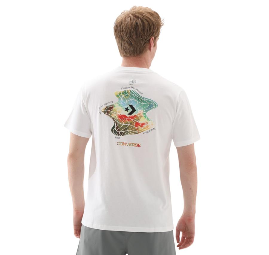 Converse Waves Loose-Fıt T-Shırt T-Shirt Beyaz Converse Waves Loose-Fıt T-Shırt T-Shirt Beyaz