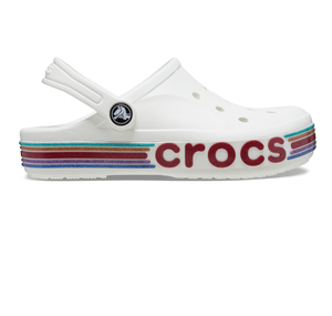 Crocs Bayaband Rainbow Glitter Clg K Çocuk Terlik Beyaz