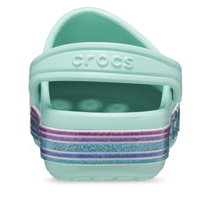 Crocs Bayaband Rainbow Glitter Clg K Çocuk Terlik Açık Mavi