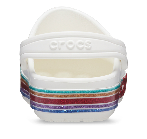 Crocs Bayaband Rainbow Glitter Clg K Çocuk Terlik Beyaz Crocs Bayaband Rainbow Glitter Clg K Çocuk Terlik Beyaz