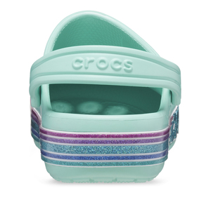 Crocs Bayaband Rainbow Glitter Clg T Çocuk Terlik Açık Mavi