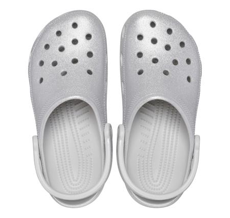 Crocs Classic Glitter Clog Gri