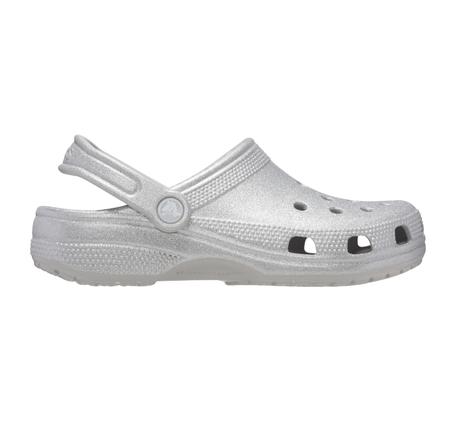 Crocs Classic Glitter Clog Gri