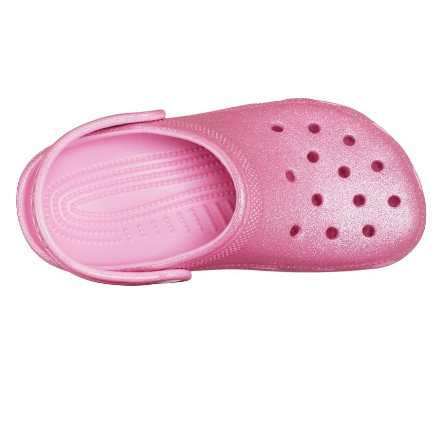 Crocs Classic Glitter Clog K Çocuk Terlik Pembe Crocs Classic Glitter Clog K Çocuk Terlik Pembe