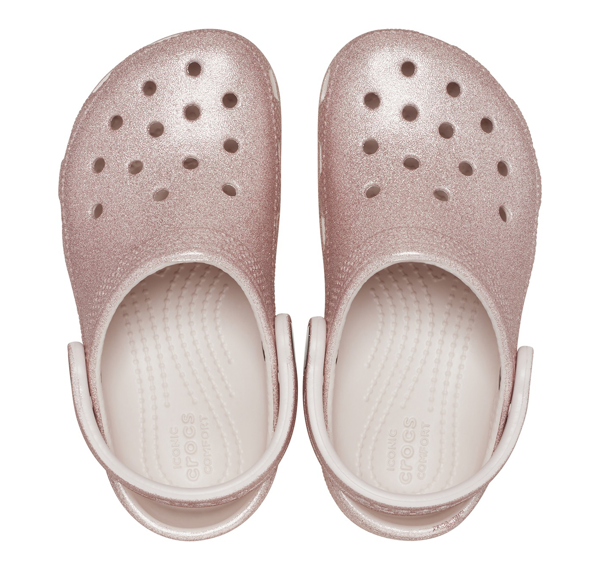 Детские шлепки Crocs Classic Glitter Clog T Terlik