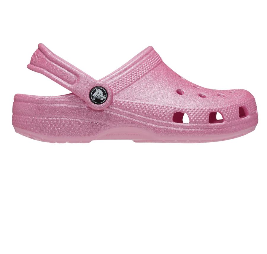 Crocs Classic Glitter Clog T Çocuk Terlik Pembe Crocs Classic Glitter Clog T Çocuk Terlik Pembe