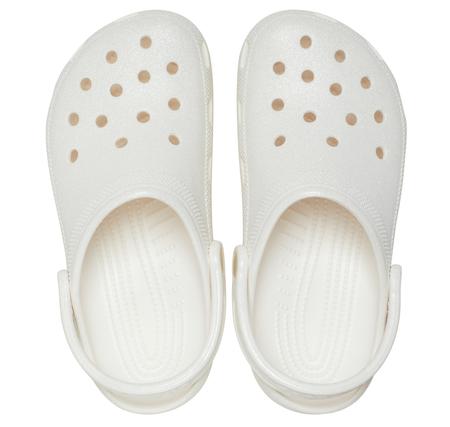 Crocs Classic Glitter Clog Terlik Beyaz Crocs Classic Glitter Clog Terlik Beyaz