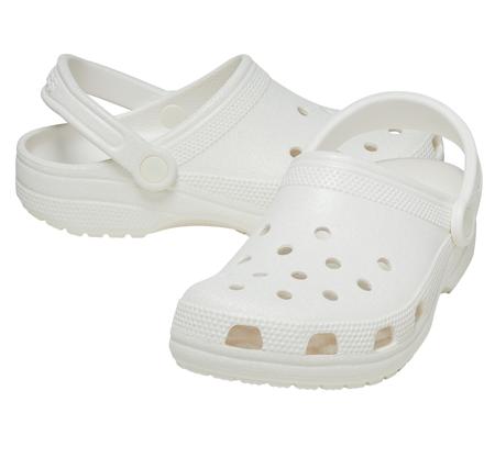 Crocs Classic Glitter Clog Terlik Beyaz