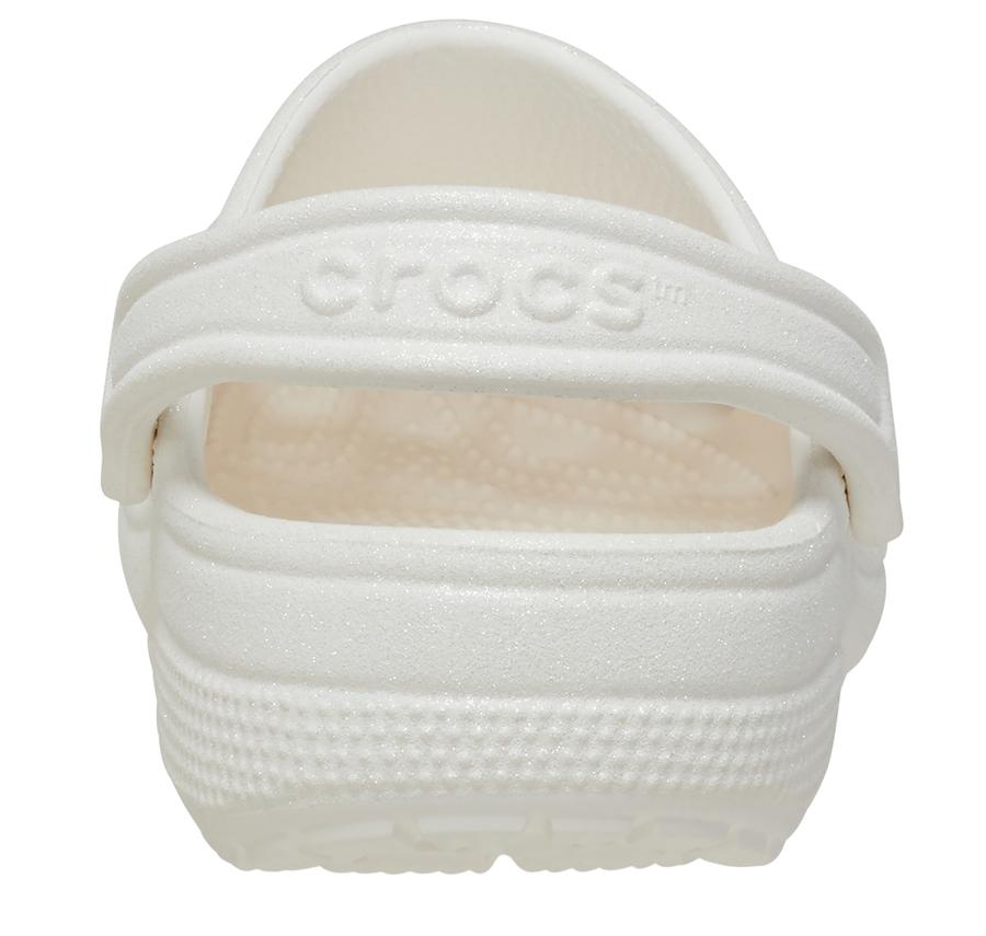 Crocs Classic Glitter Clog Terlik Beyaz Crocs Classic Glitter Clog Terlik Beyaz