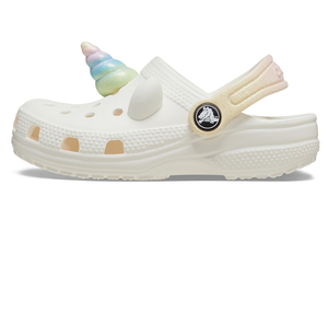 Crocs Classic Iam Rainbow Unicorncgt Çocuk Terlik Beyaz