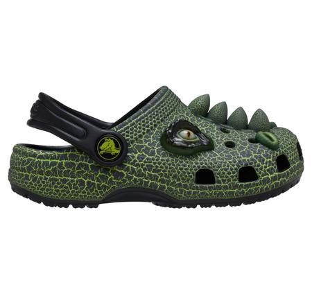 Crocs Classic Iam Scary Dino Clog T Çocuk Terlik Yeşil