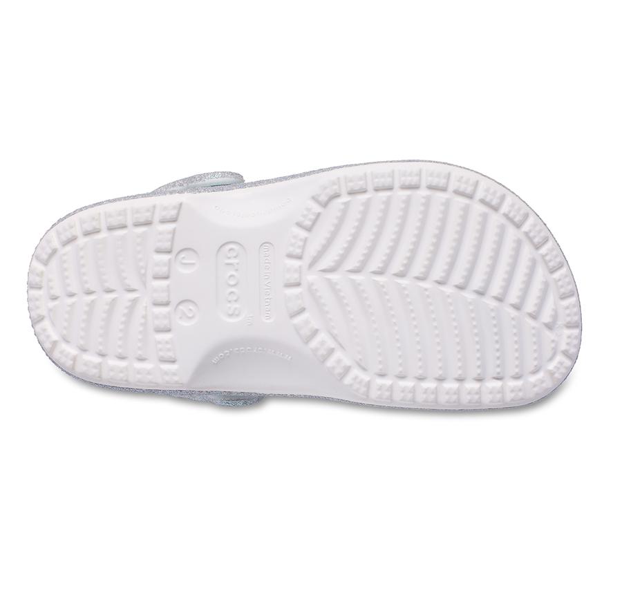 Crocs Classic Iridescent Glitter Cgt Çocuk Terlik Gri Crocs Classic Iridescent Glitter Cgt Çocuk Terlik Gri