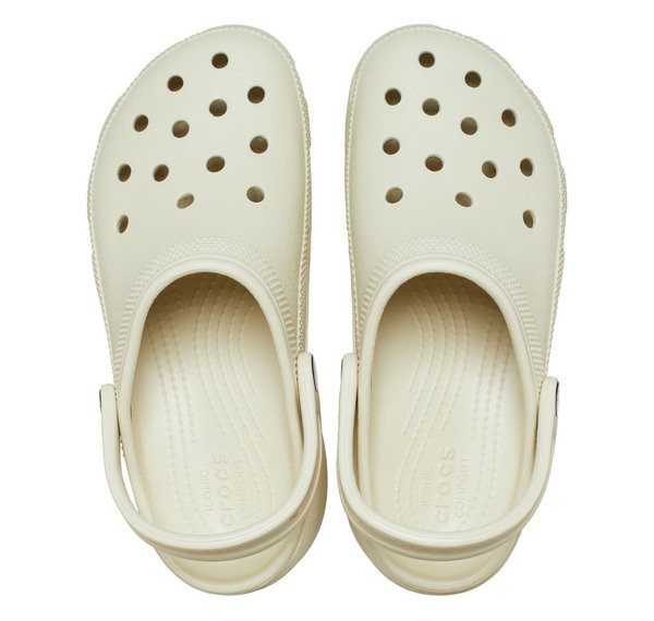 Crocs Classic Platform Clog W Kadın Terlik Krem Crocs Classic Platform Clog W Kadın Terlik Krem