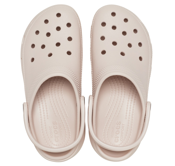 Crocs Classic Platform Clog W Kadın Terlik Krem Crocs Classic Platform Clog W Kadın Terlik Krem