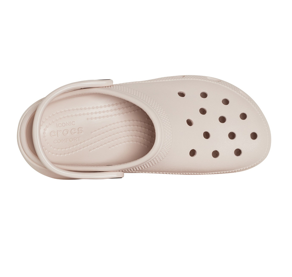 Crocs Classic Platform Clog W Kadın Terlik Krem Crocs Classic Platform Clog W Kadın Terlik Krem