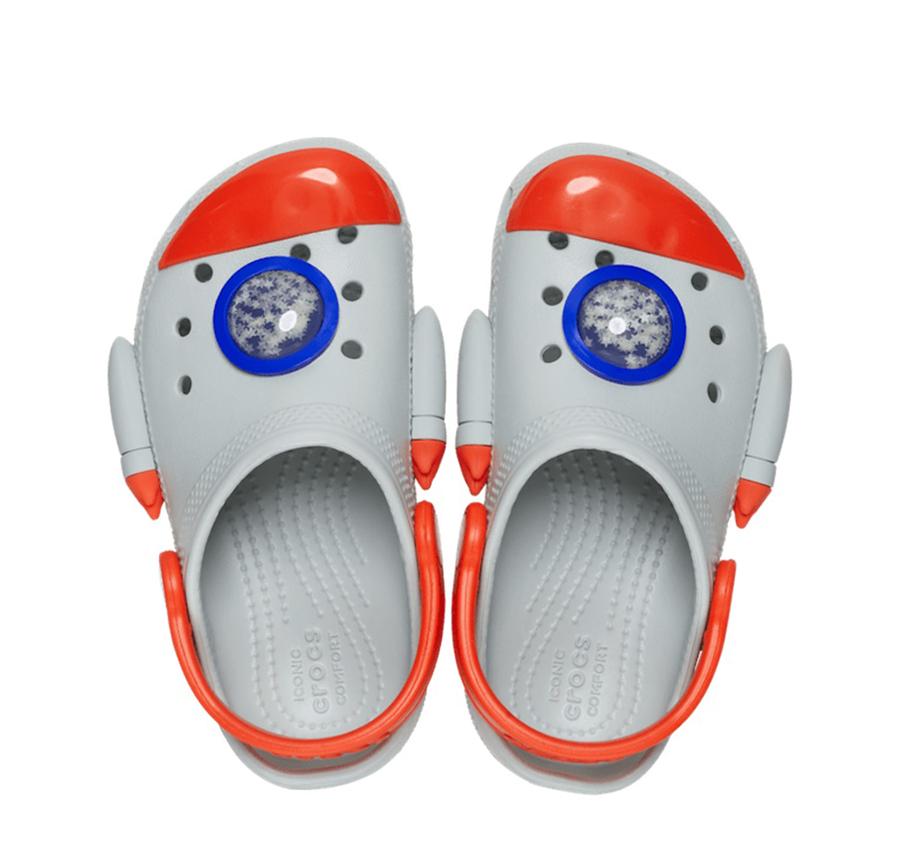 Crocs Classic Rocket Ship Clog T Çocuk Terlik Beyaz Crocs Classic Rocket Ship Clog T Çocuk Terlik Beyaz