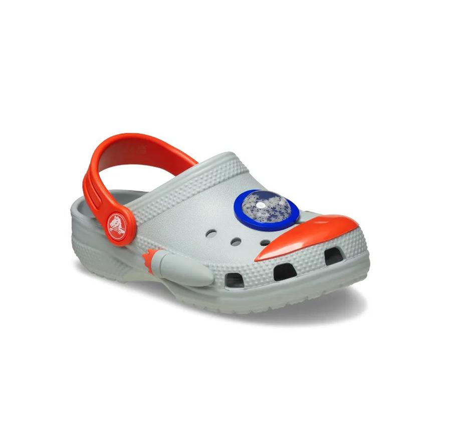 Crocs Classic Rocket Ship Clog T Çocuk Terlik Beyaz Crocs Classic Rocket Ship Clog T Çocuk Terlik Beyaz