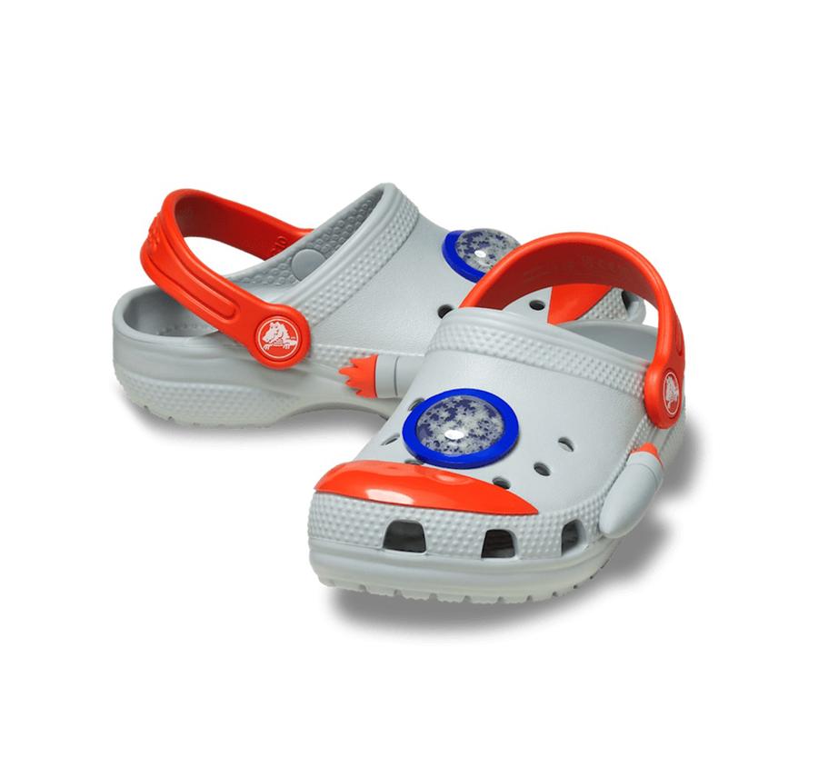 Crocs Classic Rocket Ship Clog T Çocuk Terlik Beyaz Crocs Classic Rocket Ship Clog T Çocuk Terlik Beyaz