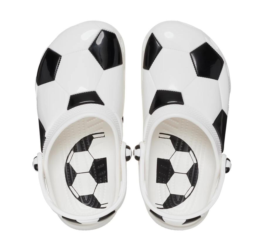 Crocs Classic Soccer Ball Clog K Çocuk Terlik Beyaz Crocs Classic Soccer Ball Clog K Çocuk Terlik Beyaz