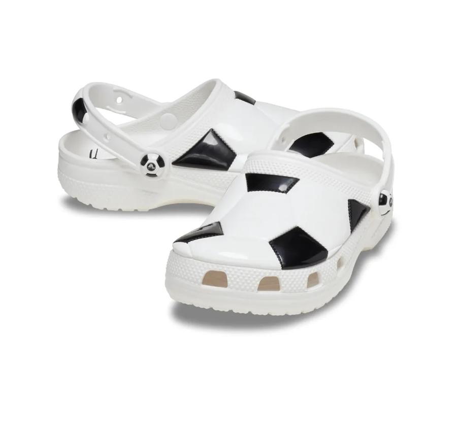 Crocs Classic Soccer Ball Clog K Çocuk Terlik Beyaz Crocs Classic Soccer Ball Clog K Çocuk Terlik Beyaz
