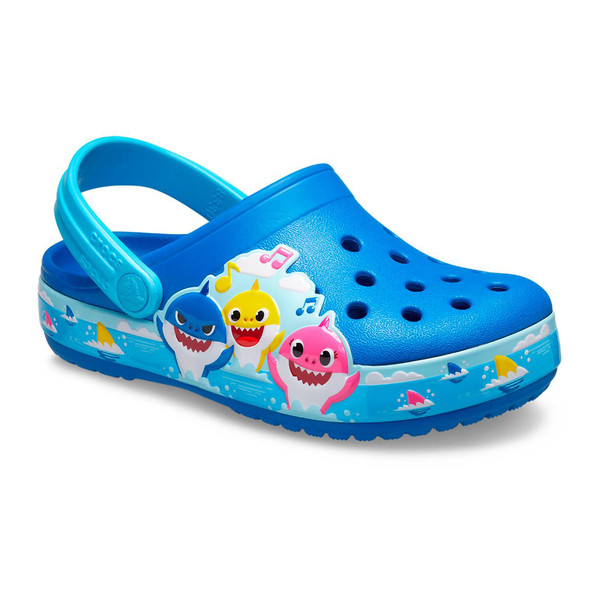 Crocs Flbaby Shark Band Clog T Çocuk Terlik Mavi Crocs Flbaby Shark Band Clog T Çocuk Terlik Mavi