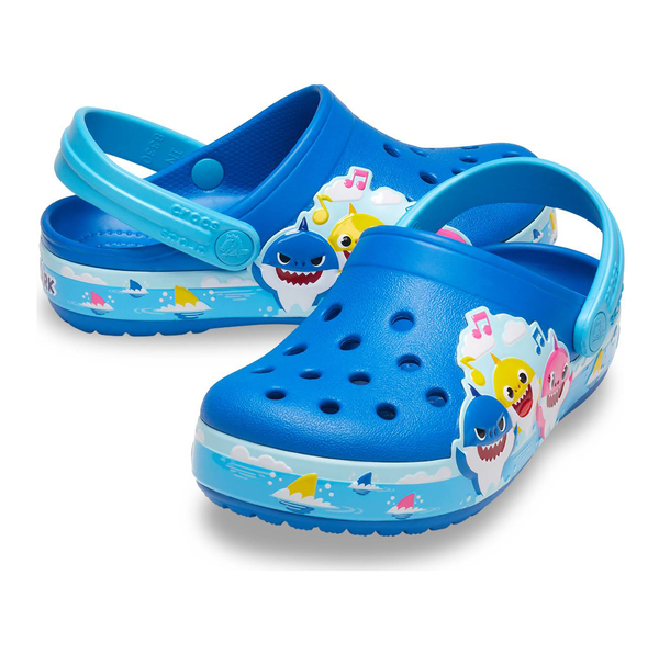 Crocs Flbaby Shark Band Clog T Çocuk Terlik Mavi Crocs Flbaby Shark Band Clog T Çocuk Terlik Mavi