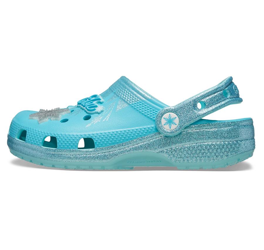 Crocs Frozen Elsa Classic Clog K Çocuk Terlik Turkuaz Crocs Frozen Elsa Classic Clog K Çocuk Terlik Turkuaz