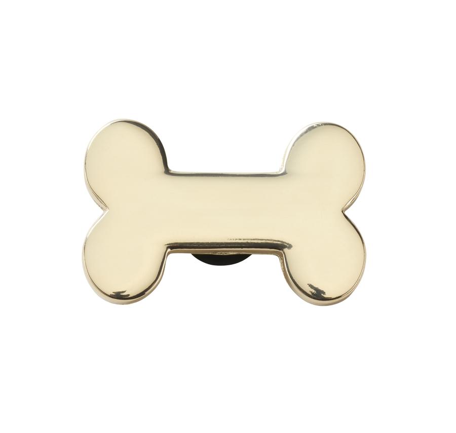 Crocs Gold Dog Bone Jibbitz Gold Crocs Gold Dog Bone Jibbitz Gold