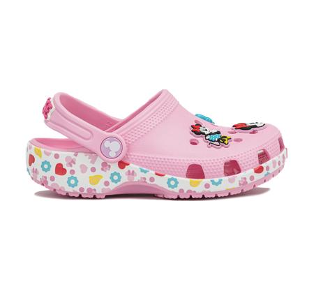 Crocs Minnie Mouse & Friends Classic Clog Çocuk Terlik Pembe