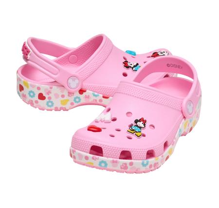 Crocs Minnie Mouse & Friends Classic Clog Çocuk Terlik Pembe