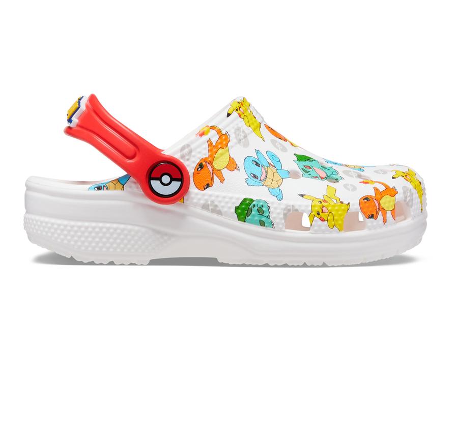 Crocs Pokemon Classic Clog K Çocuk Terlik Beyaz Crocs Pokemon Classic Clog K Çocuk Terlik Beyaz